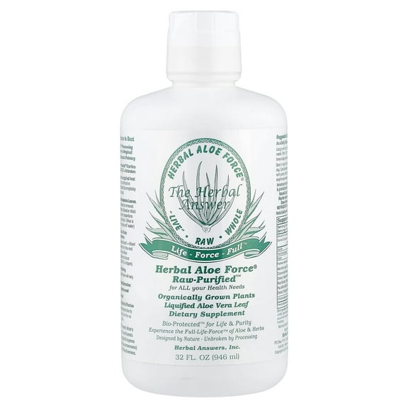 Herbal Answers Herbal Aloe Force®, Raw Purified™, 32 fl oz (946 ml)
