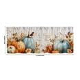 thumbnail image 3 of OutmaxHome Vintage Pumpkin Printed Short Curtain, 17.7x53.9 Inch Watercolor Pumpkin Curtain, Fall Harvest Home Window Decor, 3 of 8