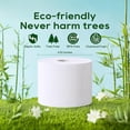 thumbnail image 3 of Bamboo Toilet Paper, Septic Safe Toilet Tissue, 9 Mega Rolls, 600 Sheets Per Roll, Tree Free, Non Toxic, 2 Ply, Soft and Absorbent, Eco Friendly Dye-Free Paper, 3 of 5