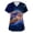 22# Cyan, variant on Christmas Printed Scrub Tops Women V Neck Short Sleeve Shirts Cute Cartoon Patterned Breathable Stretch Medical Nursing Uniforms with Pockets