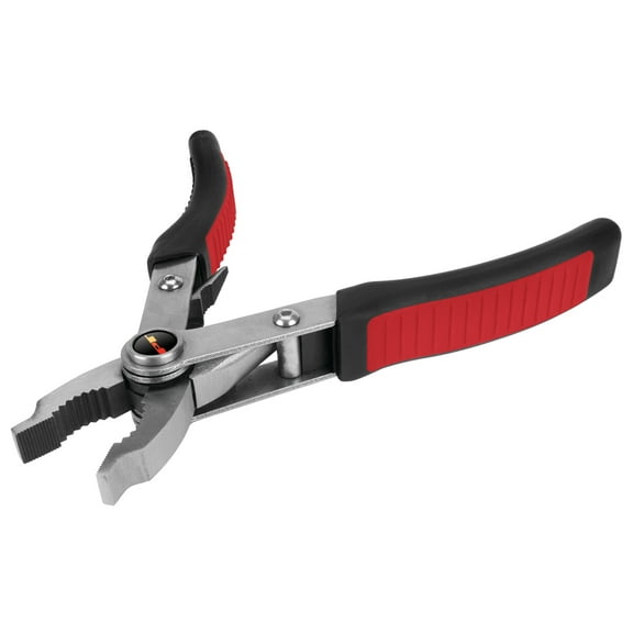 Performance Tool W1105 Side Locking 4-in-1 Dual Jaw Quick Pliers, Chrome Vanadium, Reversible, Wire Stripping/Cutting and More