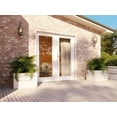 thumbnail image 5 of Classic 22" L x 18" W x 18" H Vinyl Planter with Wheels, White, 5 of 10