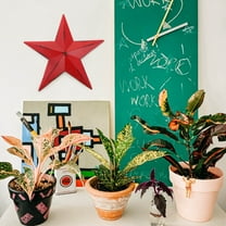 Masteelf Star Hanging Decorations Decorative Iron Wall Art Large Christmas Red