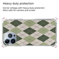 thumbnail image 5 of Sage Green Argyle Case for iPhone 12 Pro Max,Aesthetic Art Design Pattern TPU Shock-proof Cover Case, 5 of 6