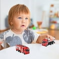 thumbnail image 5 of Toys Details Emergency 3PCS Realistic Fire Engine Toys Mini Simulation Alloy Children's Toy, 5 of 9