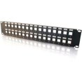 thumbnail image 3 of C2G/ Cables To Go 03860 32-Port Blank Keystone/Multimedia Patch Panel, Black, Black, 3 of 3