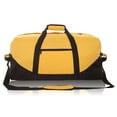 DALIX 24" Big Adventure Large Gym Sports Duffle Bag in Gold