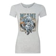 thumbnail image 2 of Wild Bobby, Miami Fans | MIA Fantasy Football ,Sports, Women Slim Fit Junior Tee, Heather Grey, Medium, 2 of 4