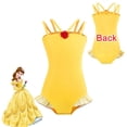 thumbnail image 3 of Disney bañador con tirantes para bebé, ropa de playa para vacaciones, Cosplay, Encanto, Isabela, Mirabel, sirena, Ariel, 3 of 5