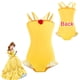 thumbnail image 3 of Disney bañador con tirantes para bebé, ropa de playa para vacaciones, Cosplay, Encanto, Isabela, Mirabel, sirena, Ariel, 3 of 5