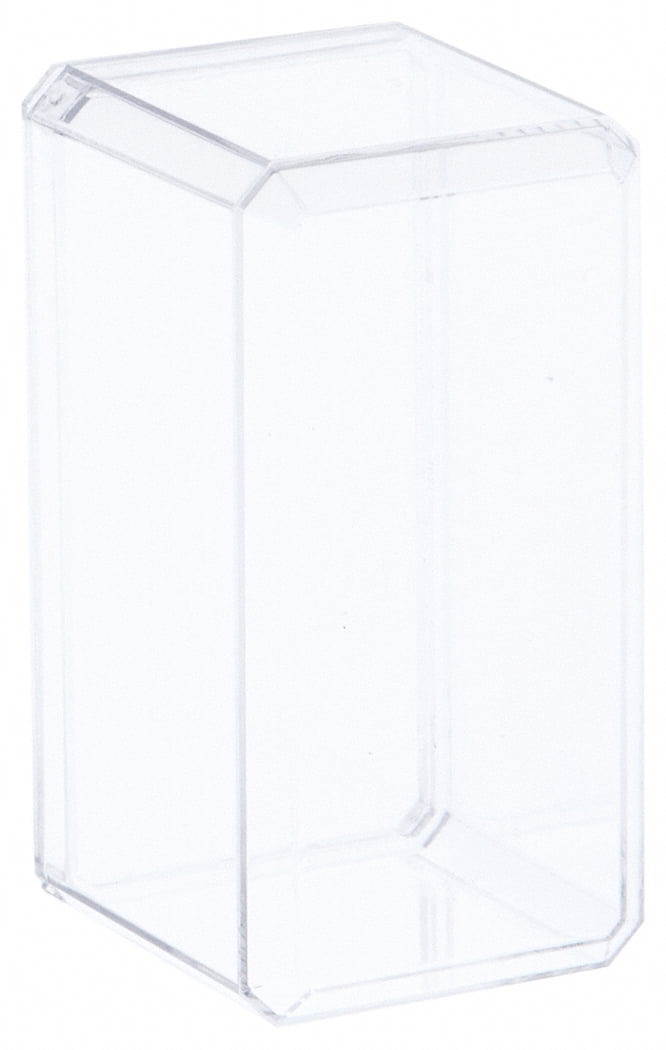 9" x 4.375" x 4.125" Pioneer Plastics Clear Acrylic Case for 1:24 Scale Cars 