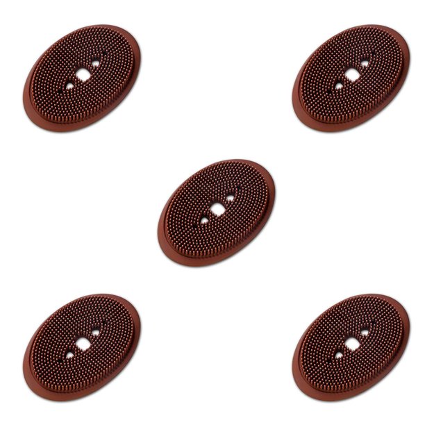 Matsuzay Soporte de caja multifuncional bandeja de almacenamiento antideslizante de silicona con cajas de filtro de cepillo accesorios de baño para café Café 5piezas Matsuzay CBP191162