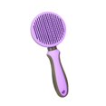 thumbnail image 4 of Cepillo de limpieza automático para mascotas, peine para perros, peine para gatos, depilación, cepillo para gatos para conejos, cachorros y gatitos , púrpura Violeta Fernando Cepillo de limpieza para el cabello, 4 of 6