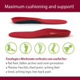 thumbnail image 5 of Footlogics Full-Length Workwear Orthotic Shoe Insoles with Mild Arch Support for Tired, Aching Feet, Foot Pain, Supination - Workmate, Pair, S, 5 of 8