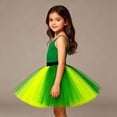 thumbnail image 6 of EnJoCho Toddler Girl Tutu Skirt Girl's Tutu Tulle Skirt Fancy Dress Up Par𝗍y Dancing Fashion Pleated Gauze Short Skirts 80s Cosplay Skirt, 6 of 7