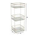 thumbnail image 6 of ELLE Paris 3-Tier Shower Caddy, Satin Gold, 6 of 6