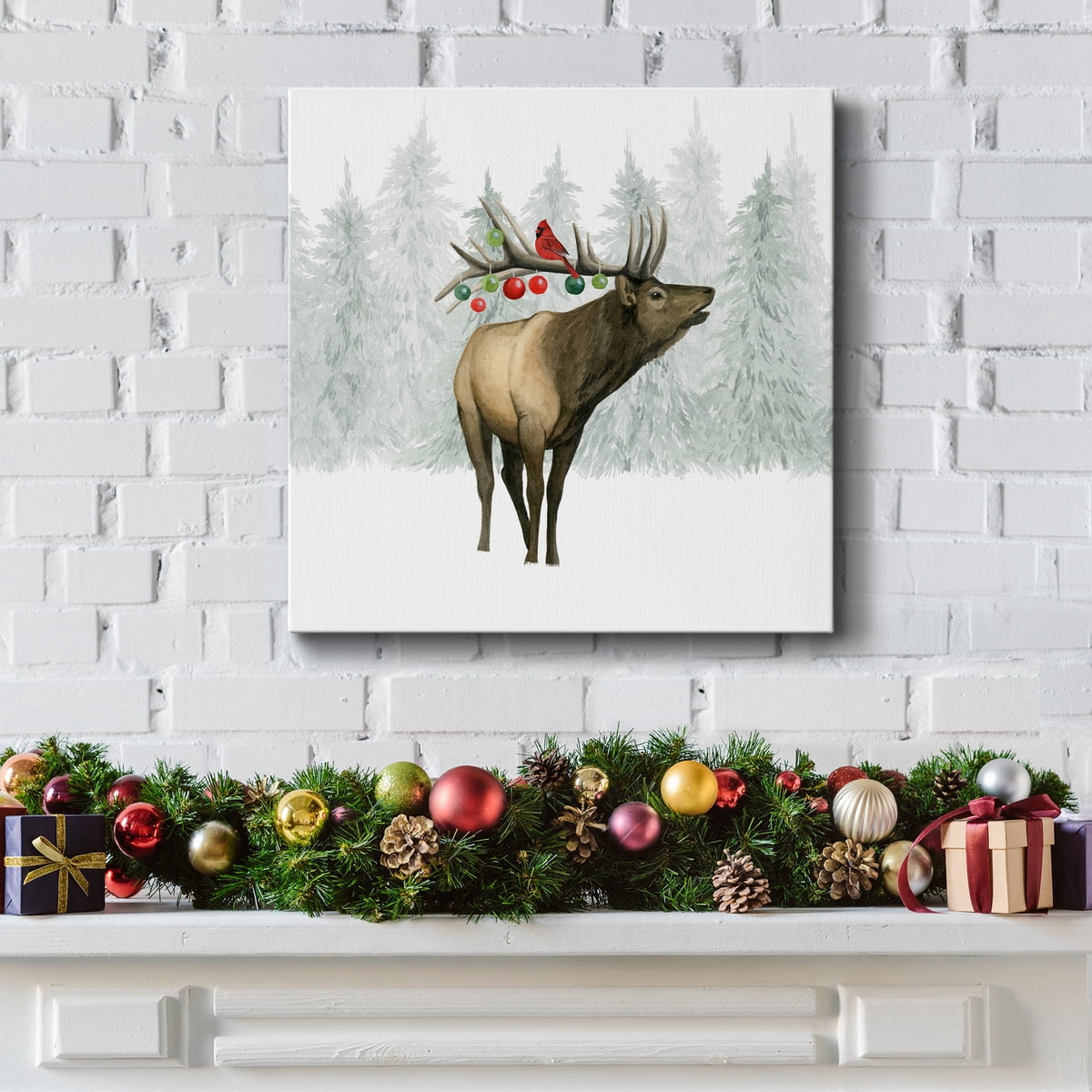 Festive Forest II- Gallery Wrapped Canvas