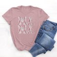 thumbnail image 5 of Blusa suelta estampada con cuello redondo y manga corta para mujer OAVQHLG3B Store  lin121212, 5 of 5