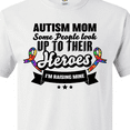 thumbnail image 4 of Inktastic Autism Awareness Autism Mom with Puzzle Ribbons T-Shirt, 4 of 5