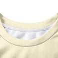 thumbnail image 4 of Jinhomg Oversized Sweatshirt for Women Rose Graphic Pullover Tops Drop Shoulder Long Sleeve Crewneck Sweatshirts Beige S, 4 of 7