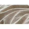 thumbnail image 4 of OctoRose French Flex Linen Ruffled Pillow Case Shames 4" Ruffle around Pillow Shames Overlay Enclosure at Back White or Nature Standard, Queen , King Sizes 1 Piece Per Order, 4 of 6