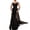 Black, variant on Women's Sequin Evening Dress Lace Long Sleeve Bodycon Maxi Dress Sparkly Floor Length Mesh Patchwork Overlay Dress for Cocktail Wedding Parties