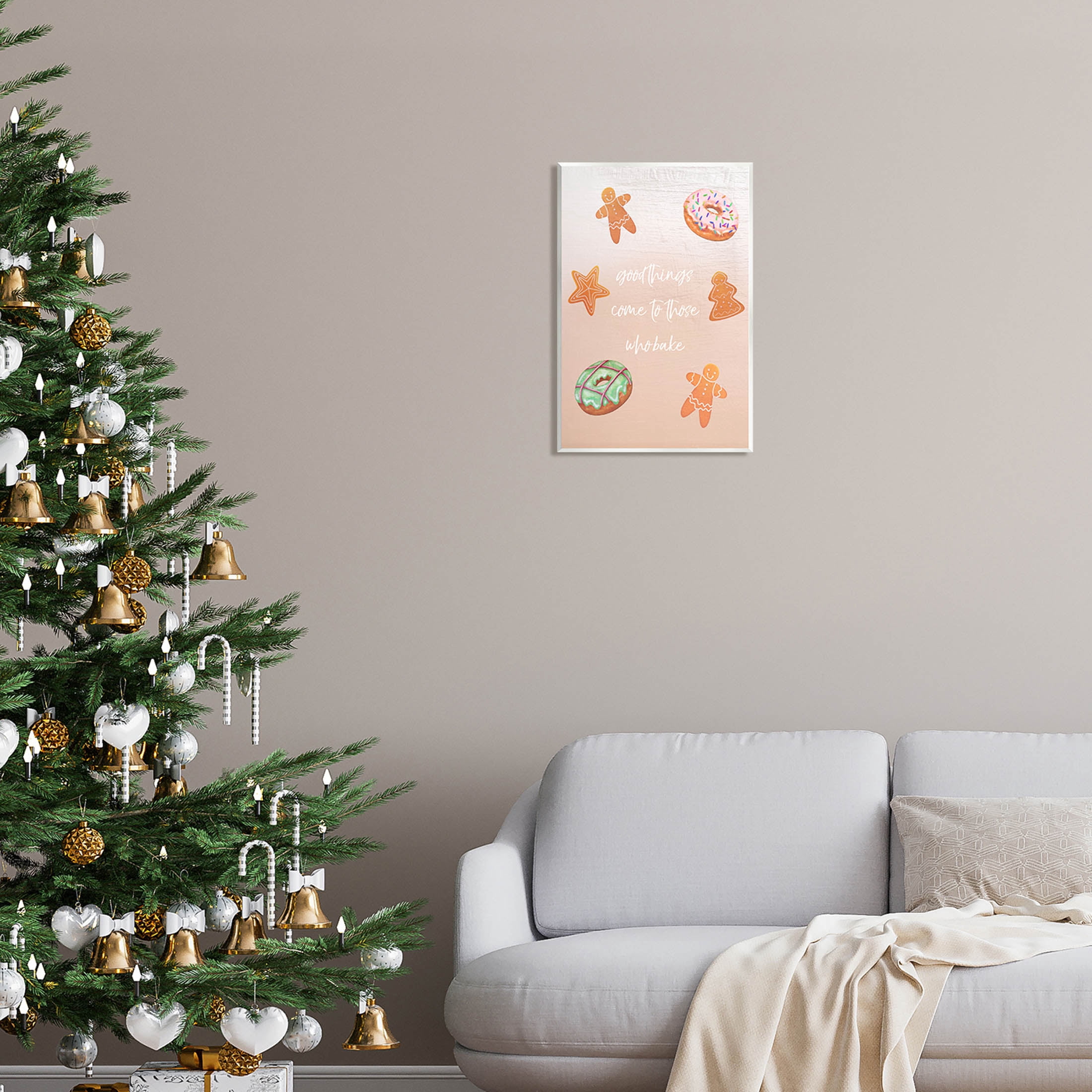 Those Who Bake Holiday Cookies Holiday Graphic Art Unframed Art Print Wall Art
