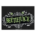 thumbnail image 3 of Beetlejuice Movie Logo Kids T Shirt (Medium) for Youth Toddler Boys and Girls, Black, 3 of 5