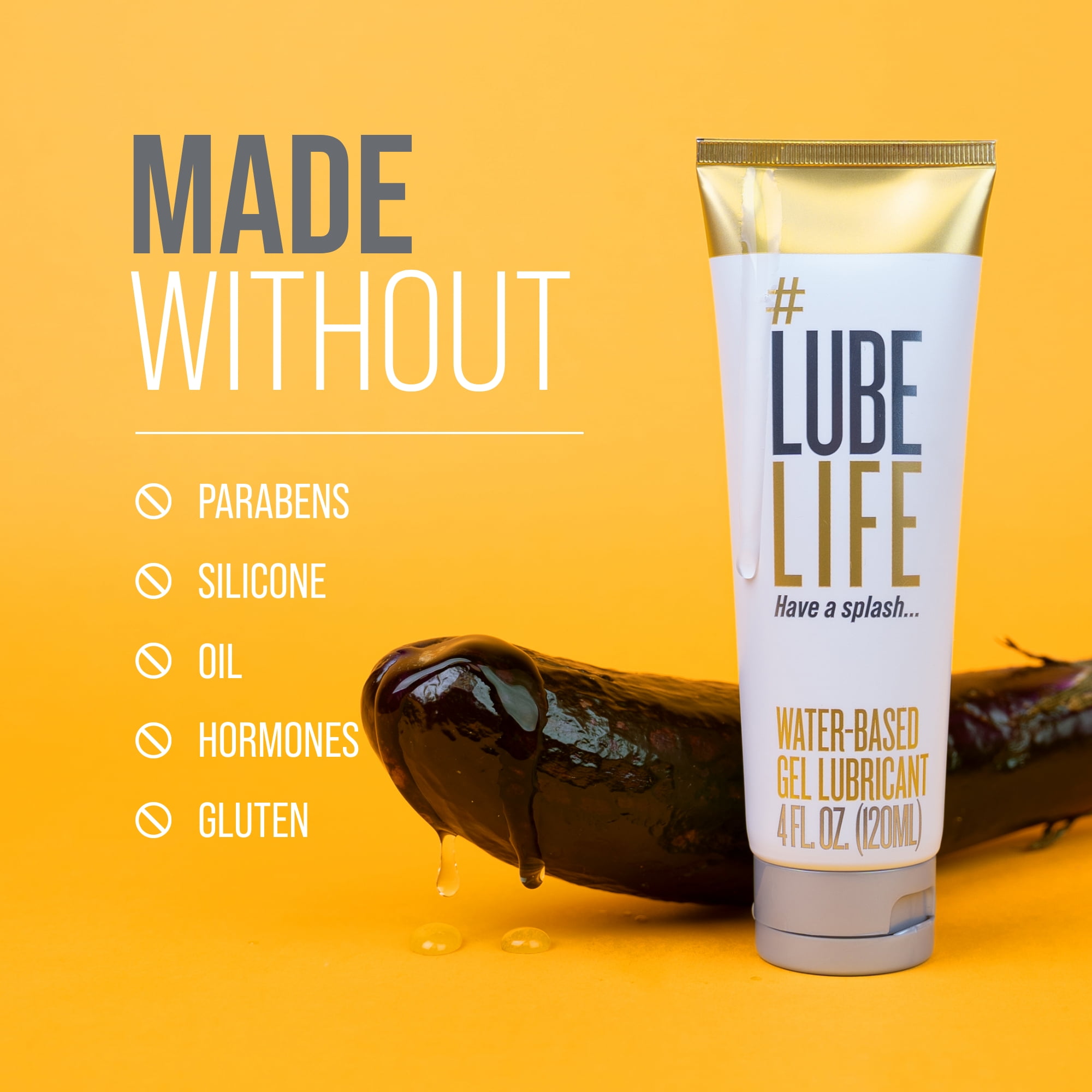  Lube Life Water-Based Personal Lubricant, Lube for Men, Women  and Couples, Non-Staining, 12 Fl Oz : Health & Household