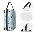 thumbnail image 3 of Goofa Cute Panda Bear Printed Toiletry Bag with Handle,Large Capacity Travel Makeup Cosmetic Bag for Women, Carry on Airport Airline Compliant Bag, 3 of 9