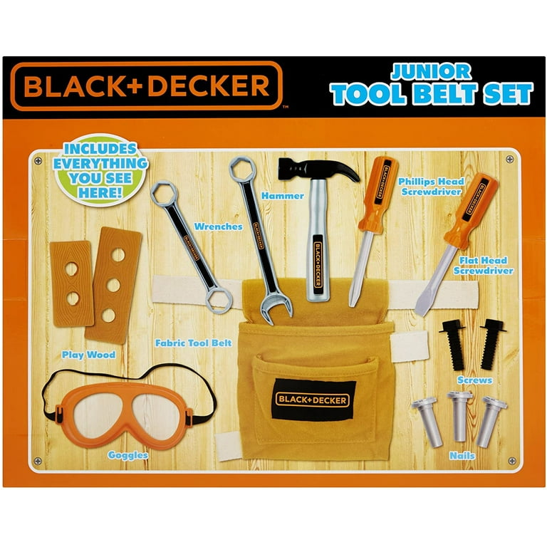 Black+Decker Junior Tool Belt Set