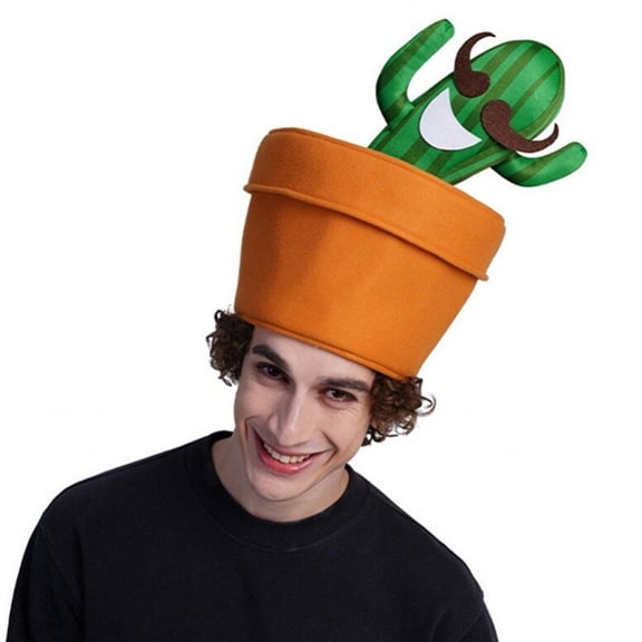 Slccxzc Cactus Pies Shape Hats Fun Hat for Halloween Birthday Party