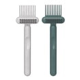 thumbnail image 2 of 2Pcs 2 in 1 Hair Brush Cleaning Tool with Ergonomic Handle Double-Sided Comb Cleaner High-strength Comb Cleaner Hair Tangle Remover Tool, 2 of 8