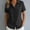 Black, variant on Womens Summer Linen Tops Short Sleeve Button Down Cotton Linen Shirts Lightweight Dressy Blouses Women Soft Lightweight Breathable Shirts Business Office Work Clothes, Black L