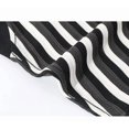 thumbnail image 5 of Men's Heavyweight Striped T-Shirt, Relaxed Cotton Crewneck Tee with Black and White Stripes, 5 of 7