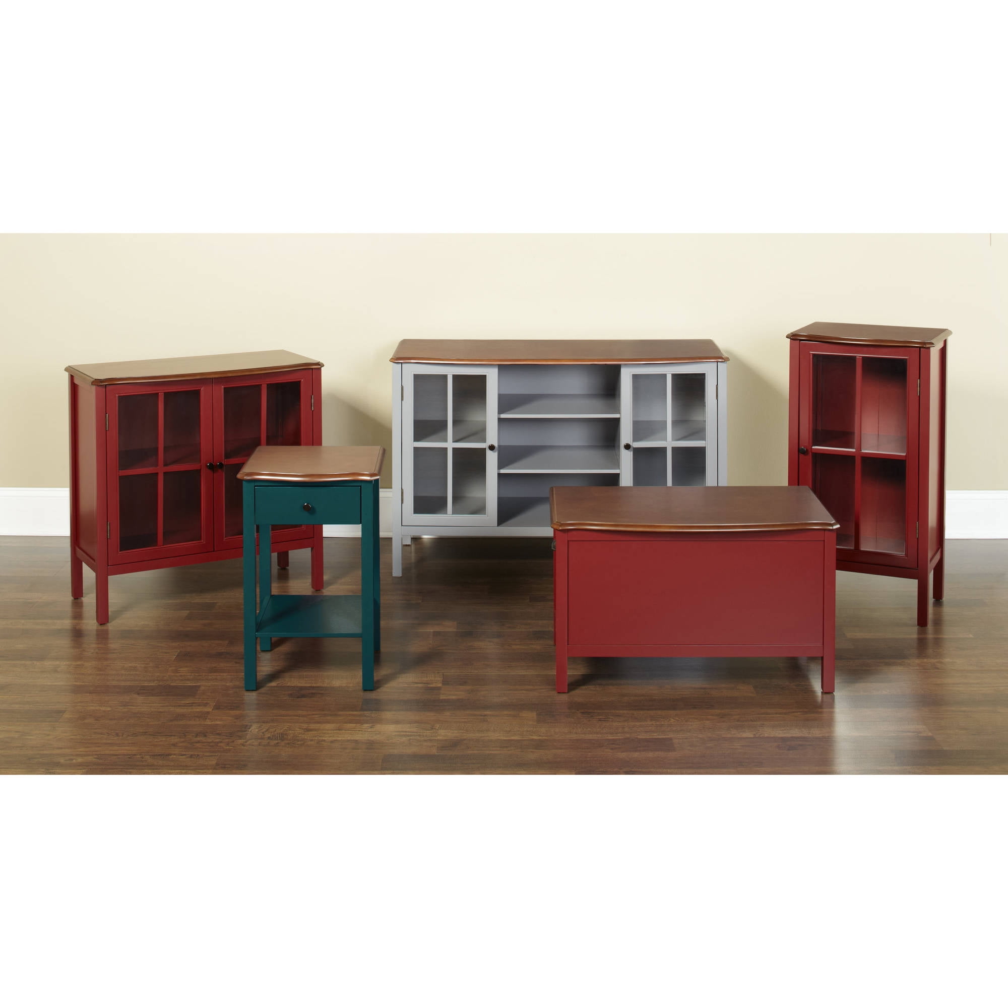 10 Spring Street Hinsdale Horizontal Bookcase, Multiple Colors