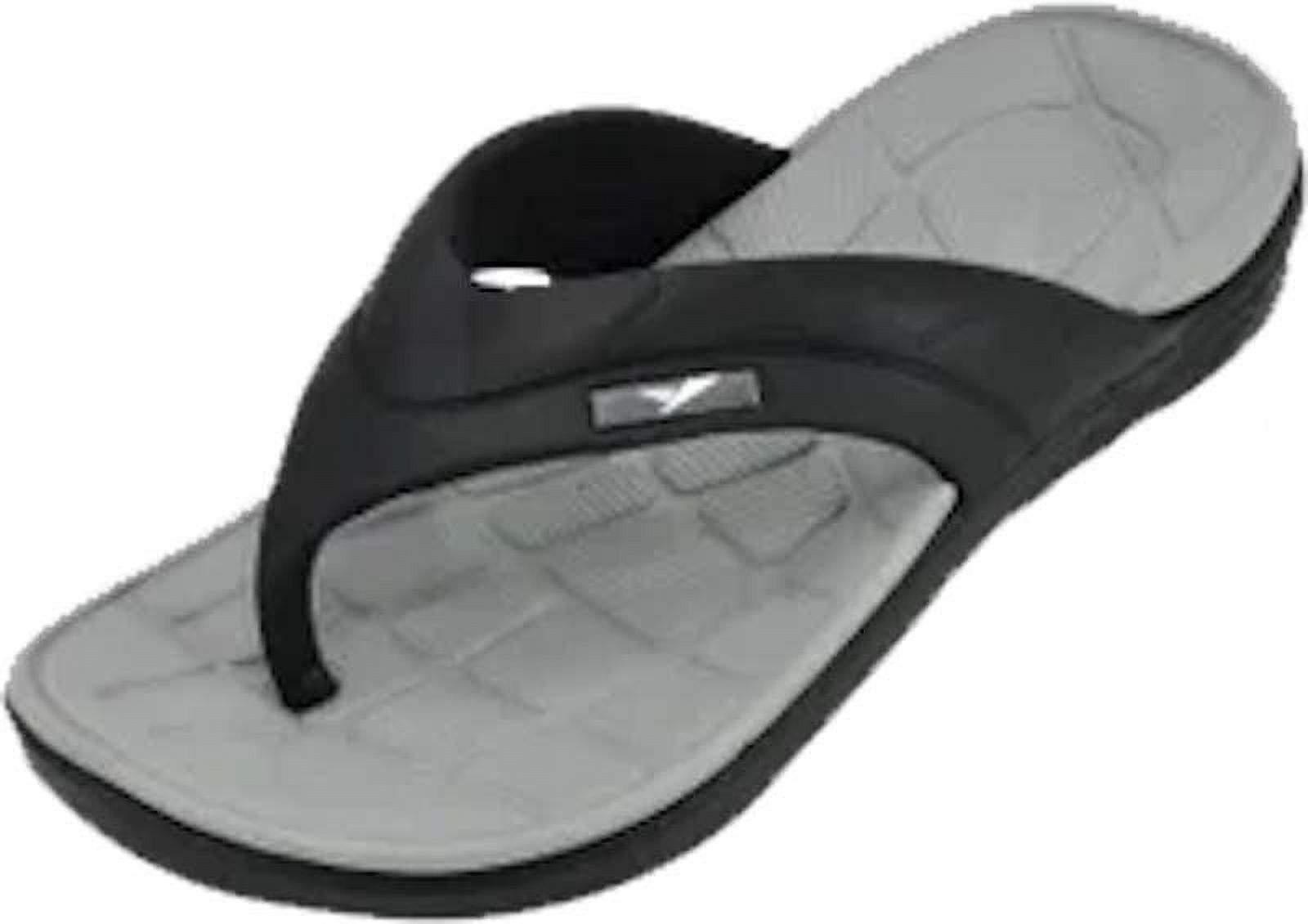 0121 Men's Rubber Sandal Slipper Comfortable Shower Beach Shoe Slip On Flip Flop