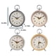 thumbnail image 5 of Reloj Despertador Cateissary Esfera Redonda Silencioso Decoración del Hogar Blanco, 5 of 6