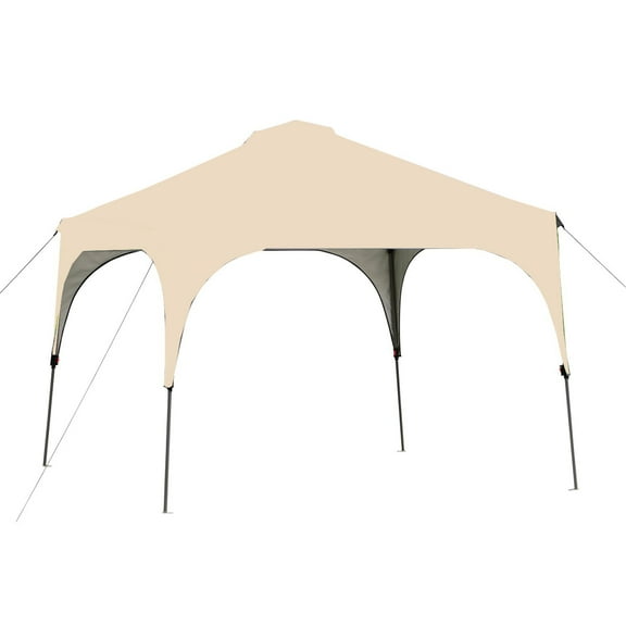 Garden Winds 10’ x 10’ Beige Instant Outdoor Canopy, Water Resistant