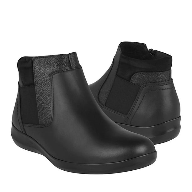 Botines DAMA Stylo 5533 SIMIPIEL negro