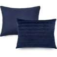 thumbnail image 3 of Martha Stewart Natalie 100% Cotton/Polyester Reversible 3pc Duvet Set-1 Duvet, 2 Pillow Shams, 3 of 4