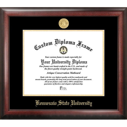 Kennesaw State University 11 X 14 Gold Embossed Diploma Frame Walmart Com Walmart Com