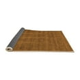 thumbnail image 2 of Ahgly Company Indoor Square Solid Orange Modern Area Rugs, 3' Square, 2 of 4