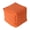 Orange, variant on Cube Footbag, Green Sand Filled Kick Sack for Outdoor Lawn Camp Backyard Group Interactive Recreation