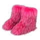 thumbnail image 5 of Y2k Botas de nieve de invierno para mujer, botas de piel sintética de zorro peludas de lujo para exteriores, nuevas botas de moda para mujer, zapatos de plataforma cálidos de felpa, botas, 5 of 5