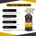 thumbnail image 5 of Durvet Scarlet Oil with Sprayer, 16 oz – Antiseptic Wound Treatment for Horses and Livestock – Quick Healing Non Drying Spray for Cuts & Scratches – Equine First Aid Solution for Skin Treatment, 5 of 7