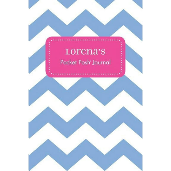 Lorena's Pocket Posh Journal, Chevron (Paperback)
