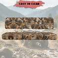 thumbnail image 4 of Uorisanigo UTV Front Bench Seat Cover Dustproof Polyester Fabric, Hunting Tree Camo Forest Mule Seat Cushion Replacement UTV Accessories Seats Protector Suitable for 4010 4x4 SE 2016-2018, 4 of 7
