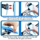 thumbnail image 4 of Soporte para teléfono móvil de bicicleta antideslizante para motocicleta, bicicleta, scooter (azul), 4 of 4