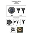 thumbnail image 1 of Solar Ground Lights IP68 Waterproof Solar Powered Disk Lights Outdoor Landscape Light for Patio Yard Pathway White Light, 1 of 5